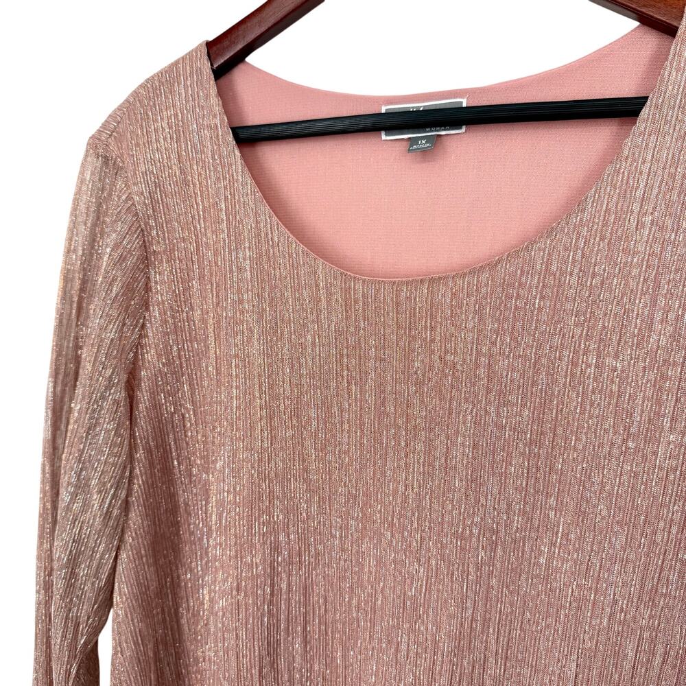 Jm Collection Plus Size 1x Super Sparkly Formal P… - image 7